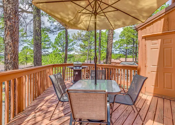 Hike, Golf & Explore: Ruidoso Retreat W/ Deck!